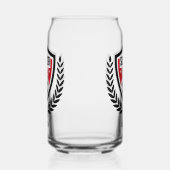 Individuelle Name-Fußball-Logo Dosenglas (Links)