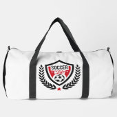 Individuelle Name-Fußball-Logo Duffle Bag (Vorderseite)