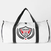 Individuelle Name-Fußball-Logo Duffle Bag (Rückseite)