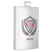 Individuelle Name-Fußball-Logo-Flasche Flachmann (Rechts)