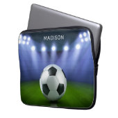 Individuelle Name Fußballstadion Notebook-Ärmel Laptopschutzhülle (Vorderseite Links)