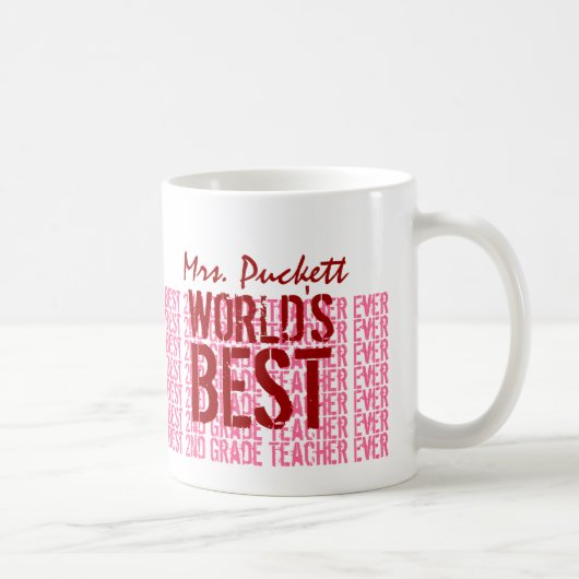 Individuelle Name G101 der besten 2. Klasse der We Tasse (Rechts)