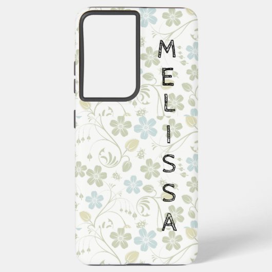 Individuelle Name Galaxy S21 Ultra-Case Samsung Galaxy Hülle (Rückseite)