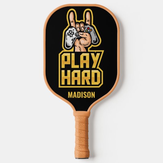 Individuelle Name Gamer Pickleball Schläger (Vorderseite)