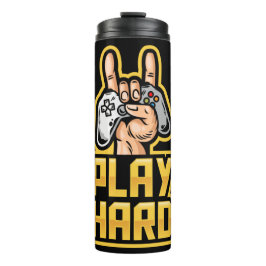 Individuelle Name Gamer Thermosbecher