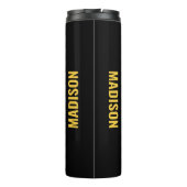 Individuelle Name Gamer Thermosbecher (Rückseite)