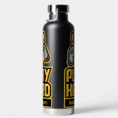 Individuelle Name Gamer Trinkflasche (Rechts)