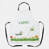 Individuelle Name Garden Schürze (Vorderseite)