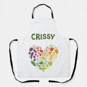 Individuelle Name Garden Schürze (Vorderseite)