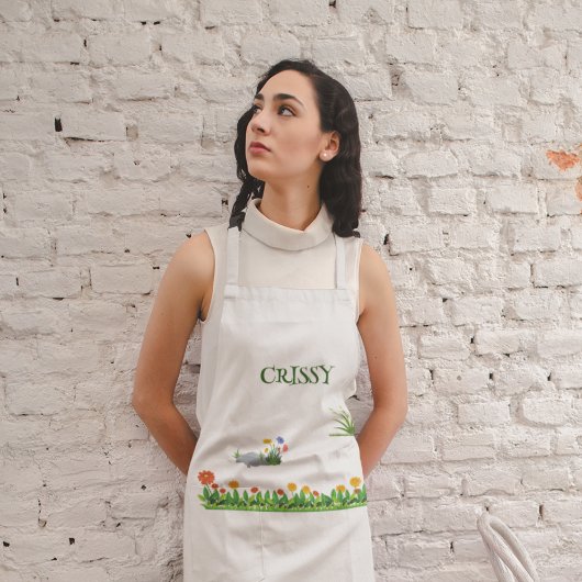 Individuelle Name Garden Schürze