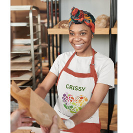 Individuelle Name Garden Schürze