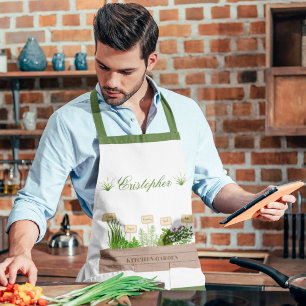 Individuelle Name Garden Schürze