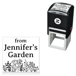 Individuelle Name Garden Self Inking Kautschuk Bri Permastempel