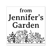 Individuelle Name Garden Self Inking Kautschuk Bri Permastempel (Design)