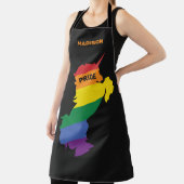 Individuelle Name Gay Unicorn Schürze (InSitu)