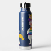 Individuelle Name Gay Unicorn Trinkflasche (Links)