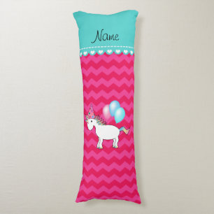 Individuelle Name Geburtstag Einhorn-heiß-rosa Che Seitenschläferkissen