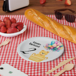 individuelle Name Geburtstag Pappteller