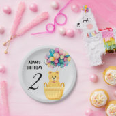 individuelle Name Geburtstag Pappteller (Party)