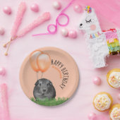 Individuelle Name Geburtstagsfeiertage Guinea Schw Pappteller (Party)