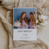 Individuelle Name Geburtstagskarte Einladung