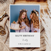 Individuelle Name Geburtstagskarte Einladung