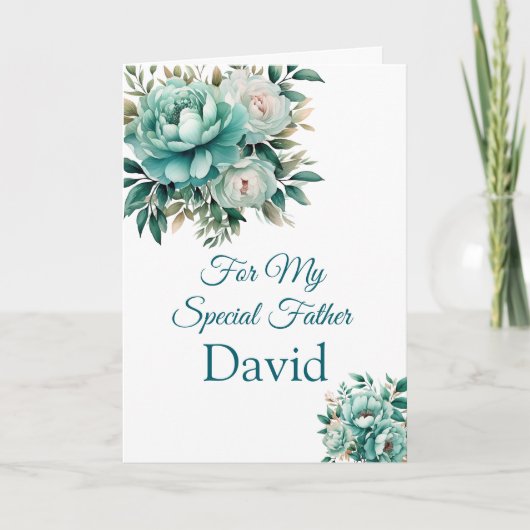 Individuelle Name Geburtstagskarte Karte (Vorderseite)