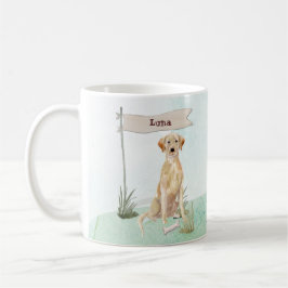 Individuelle Name Gelbe Labrador Haustier Kaffeetasse