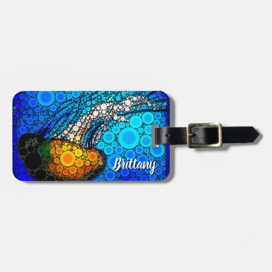 Individuelle Name Gepäckanhänger (Vorderseite horizontal)