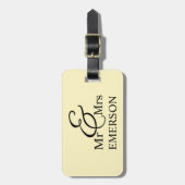 Individuelle Name Gepäckanhänger (Vorderseite vertikal)