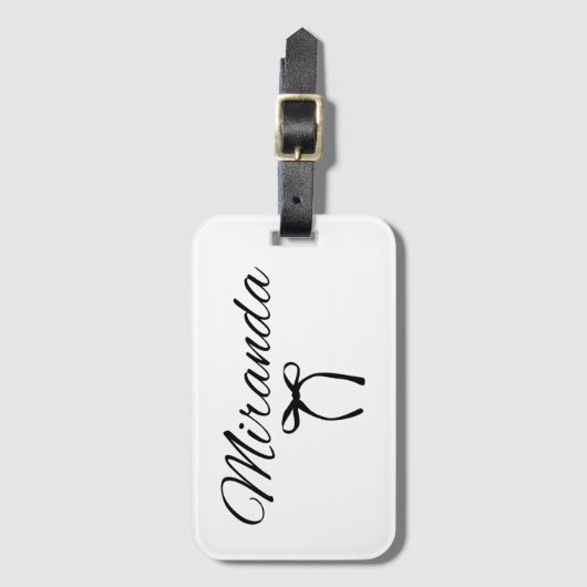 Individuelle Name Gepäckmarke Gepäckanhänger (Vorderseite Vertikal)