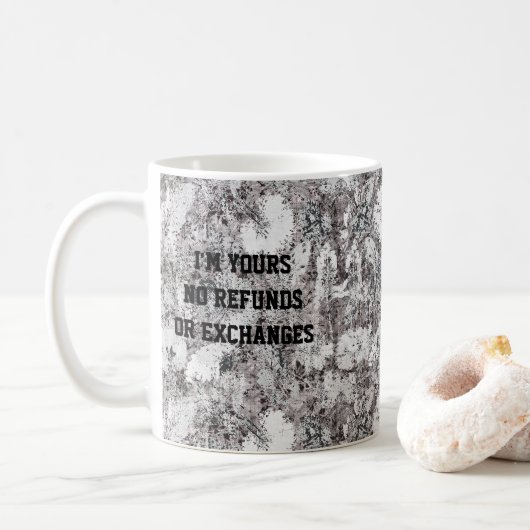 Individuelle Name-Geschenk für sie oder Ihm Kaffeetasse (Mit Donut)