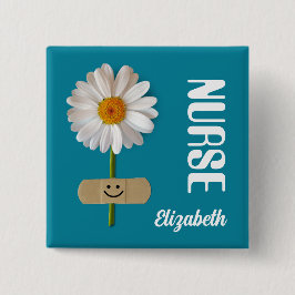 Individuelle Name-Geschenktasten für Krankenschwes Button