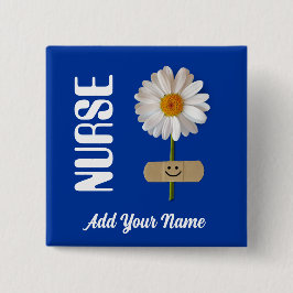 Individuelle Name-Geschenktasten für Krankenschwes Button