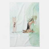 Individuelle Name Geschirrtuch (Vertikal)