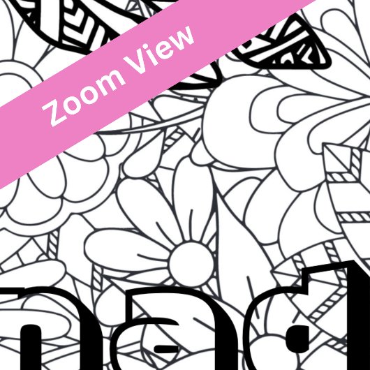 Individuelle Name Giant Horse Blumenkolorierposter Poster