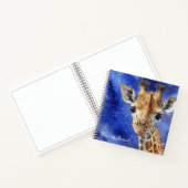 Individuelle Name Giraffe Journal Notizblock (Innenseite)