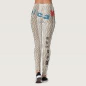 Individuelle Name Girls Leggings (Rückseite)