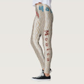 Individuelle Name Girls Leggings (Links)