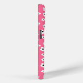 Individuelle Name Girly Pink Weiße Blume Muster Case-Mate iPhone Hülle (Rückseite / Rechts)