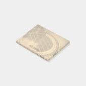 individuelle Name-Gitarrist Post-it Klebezettel (angewinkelt)