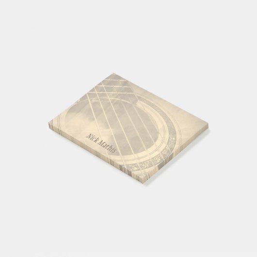 individuelle Name-Gitarrist Post-it Klebezettel (angewinkelt)