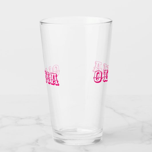 Individuelle Name Glas (Links)