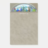 Individuelle Name Glasflaschen Pflanze Fenster Far Post-it Klebezettel (Vorderseite)