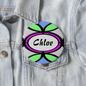 Individuelle Name Glasgeflieste Taste Button (Beispiel)