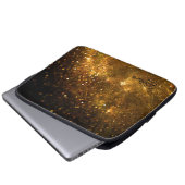 Individuelle Name Glitzer Notebook-Ärmel Laptopschutzhülle (Vorne Knopf)