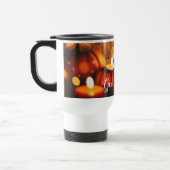 Individuelle Name Glows Pumpkins Autumnal Bokeh-Ef Reisebecher (Links)
