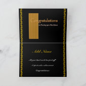 INDIVIDUELLE NAME Glückwunsch - Bar Prüfung besteh Karte (Innenseite)