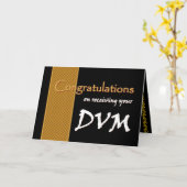 INDIVIDUELLE NAME Glückwunsch - DVM Karte (Gelbe Blume)