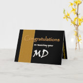 INDIVIDUELLE NAME Glückwunsch - M.D. Karte (Gelbe Blume)